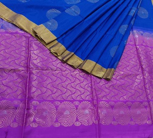 SOFT SILK SAREE WITH BLOUSE